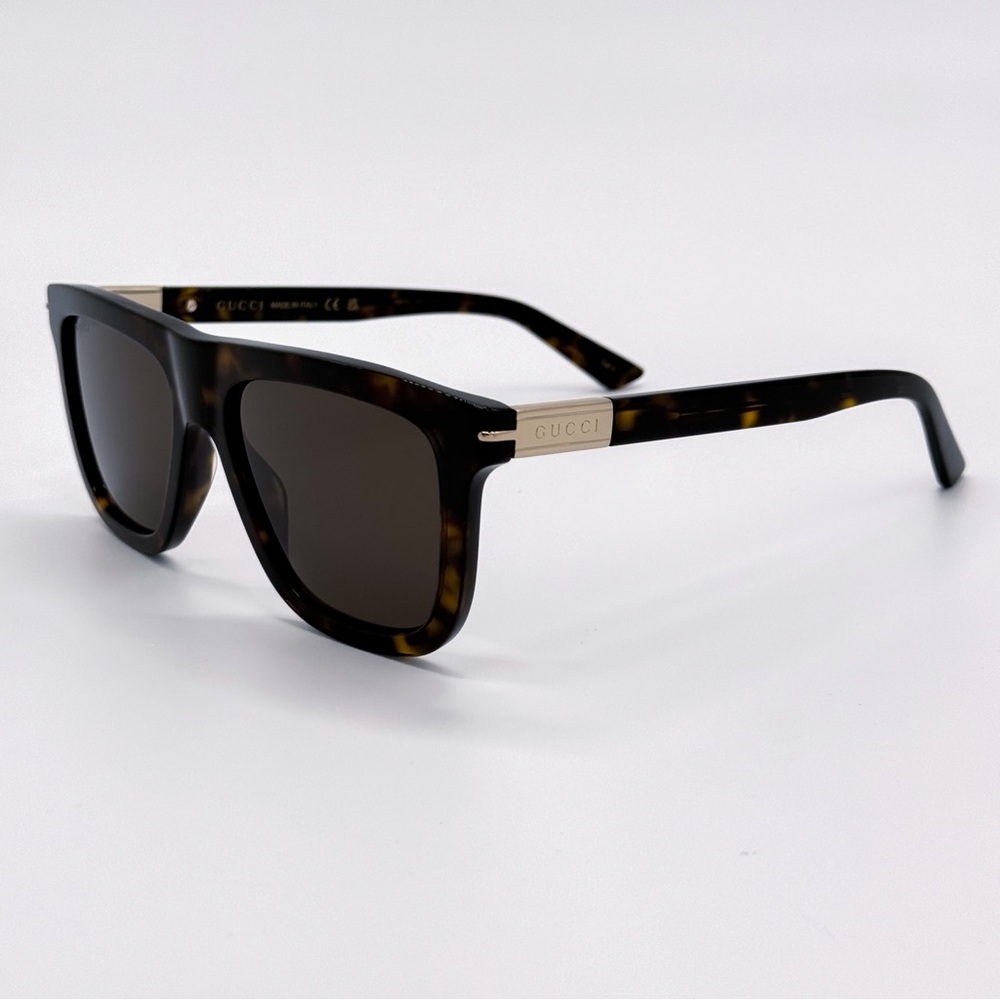 NEW GUCCI GG1502S 002 HAVANA BROWN UNISEX SQUARE SUNGLASSES GUCCI - Picture 6 of 10